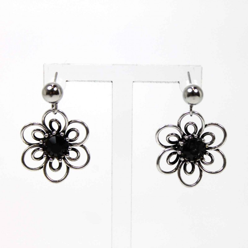 flor con negro azabache