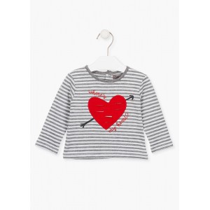 Comercio do Morrazo - CAMISETA MY HEART BEBE LOSAN