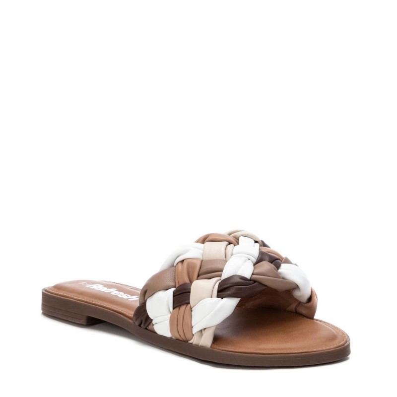 Sandalia Pala Lisa Refresh Color Camel Tamaño 36