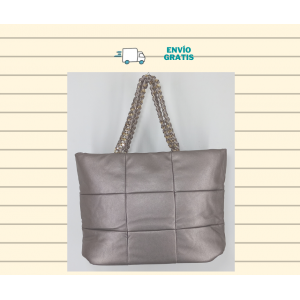 Comercio do Morrazo - Bolso Tote mujer dorado.