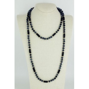 Comercio do Morrazo - Collar Largo cristal negro....
