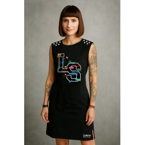 Comercio do Morrazo - LASAL VESTIDO NEGRO LS