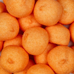Comercio do Morrazo - Bolas de espuma dulce naranjas