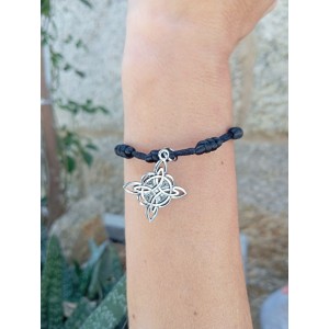 Comercio do Morrazo - Pulsera negra 7 nudos con...
