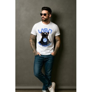 Comercio do Morrazo - LASAL CAMISETA BAD BULL BLANCO