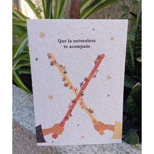 Comercio do Morrazo - Postal plantable, “Que la...