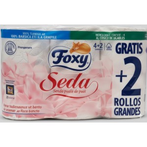 Comercio do Morrazo - FOXY SEDA PAPEL DE BAÑO 4+2...