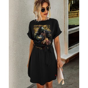 Comercio do Morrazo - LASAL VESTIDO LOVING NEGRO