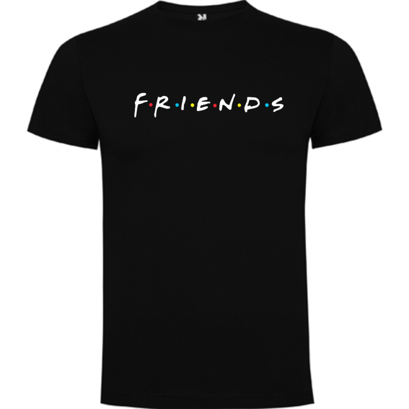 Camiseta Friends Tamaño S Negro