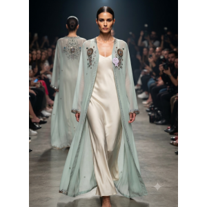 Comercio do Morrazo - KAFTAN LARGO DE GASA EN...