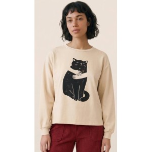 Comercio do Morrazo - CAMISETA BLACK CAT BEIGE...