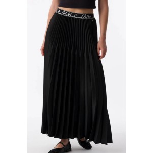 Comercio do Morrazo - FALDA MIDI PLISADA NEGRA