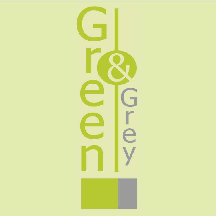 Logotipo Green and Grey