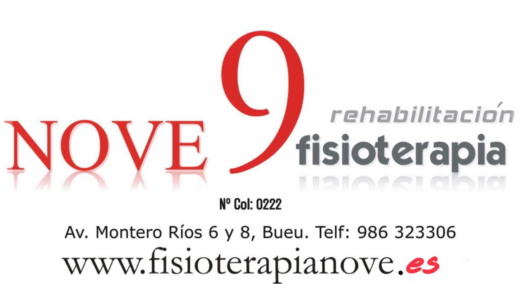 Logotipo CENTRO DE FISIOTERAPIA NOVE